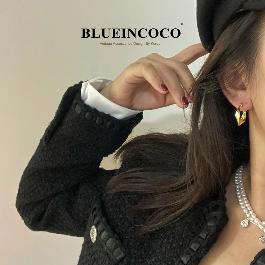 Pendientes de plata de ley 925 para mujer, aretes de forma Irregular, encantadores, personalizados, a la moda, regalo de cumpleaños, joyería fina