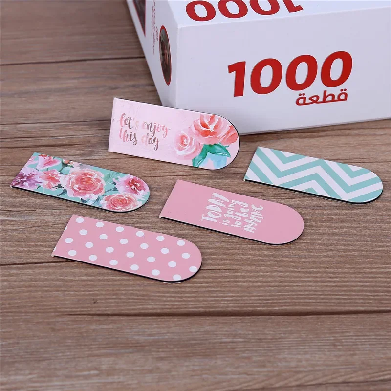 5 PCS Kawaii Cute Cartoon Animal Paradise Magnetic Bookmarks Books Marker of Page School Office Supplies Korean Stationery