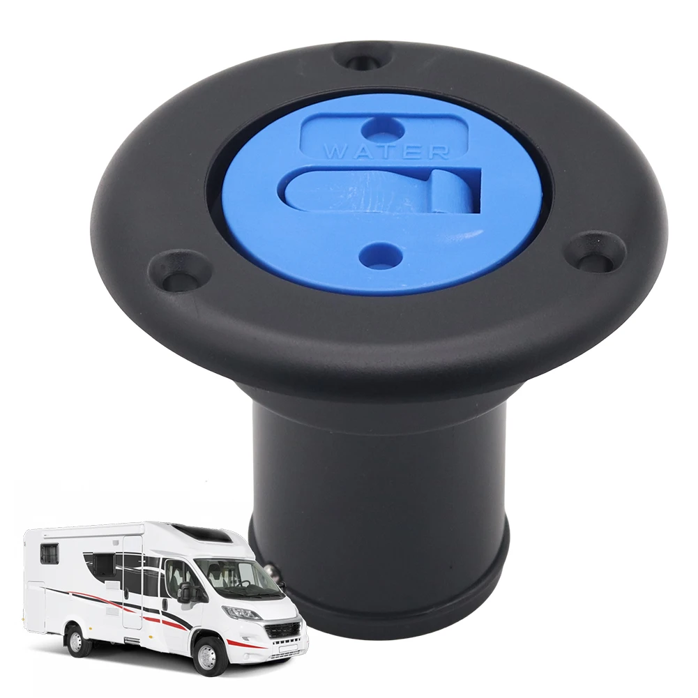 Water Hatch Cover Boat Water Filler Yacht Fittings Boat Deck Water Filler Cover Fill Hatch Inlet RV Filling Port RV Accessories
