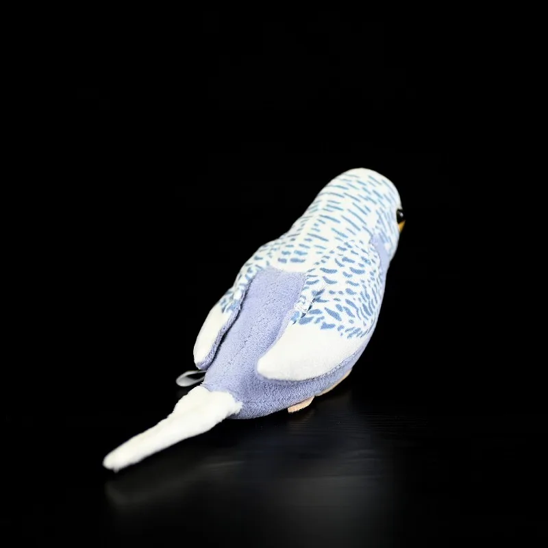 Nowa pluszowa zabawka - liliowa papużka nierozłączka - realistyczna, szczegółowa maskotka papużki, uroczy i miękki ptak, idealny prezent dla dzieci i miłośników ptaków.