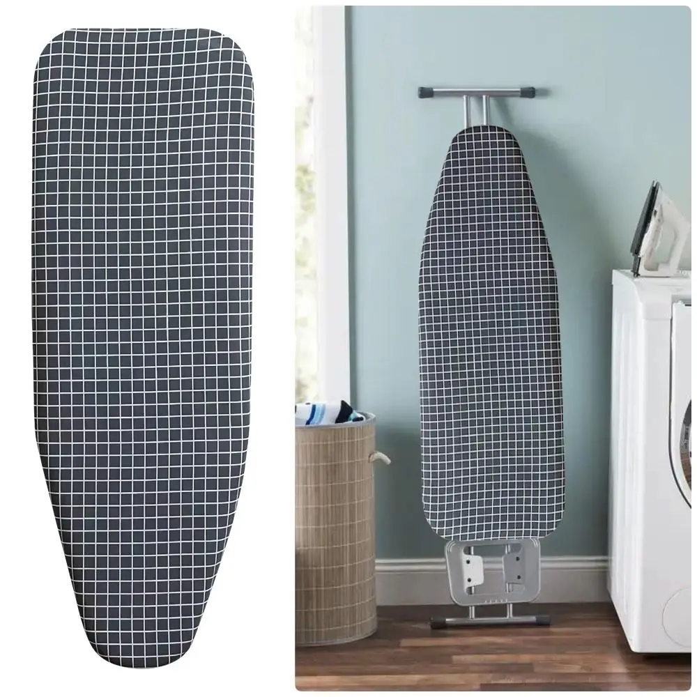 1Pcs Stain Resistant Ironing Board Cover With Elastic Edge Universal Iron Heat Shield Cloth Cover Thick Cotton Padding