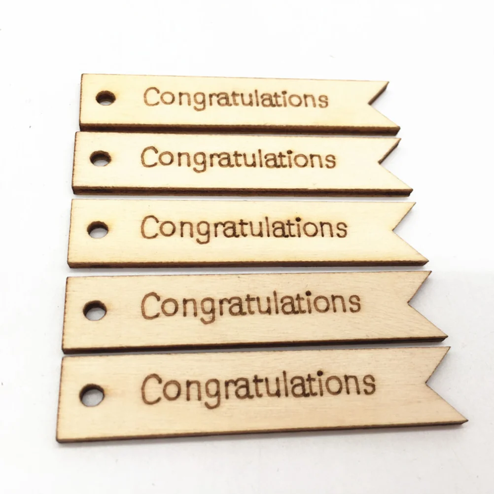 

60Pcs Letter Wood Cutouts Wooden Tag Ornaments for Creative Gifts Kids Art Projects Home Decor Smooth Safe Wooden Cutouts