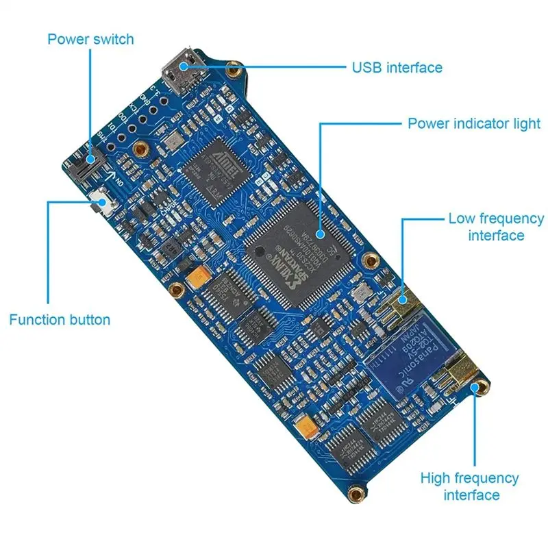ABZZ- 125Khz 13.56Mhz Reader Writer Duplicator RFID Proxmark3 RDV2 512K Memory PM3 DEV Encoder Develop Suit Kits