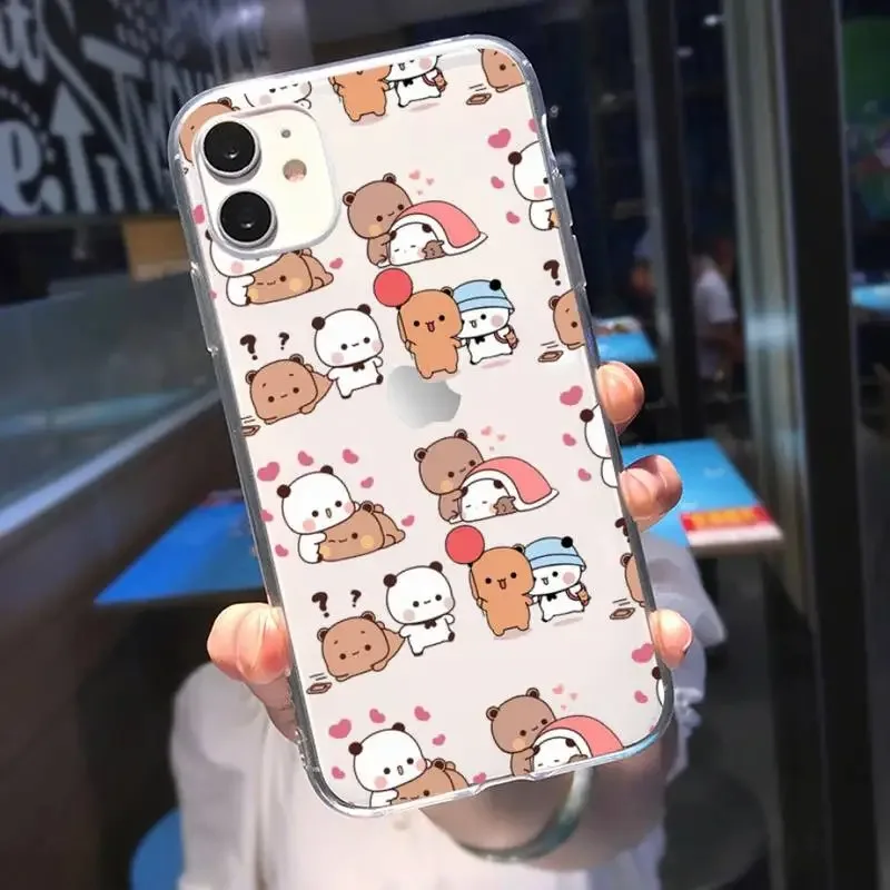 حافظة لهاتف آيفون 15 14 13 12 11 Pro Max 14 Plus X Xs Max XR SE 2020 8 7 Plus غطاء شفاف ناعم