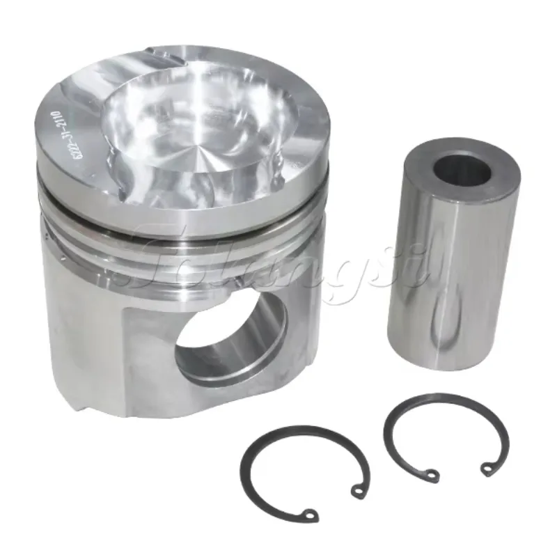 Forklift Parts Piston and Pin and Snap Ring Used for 6D108E