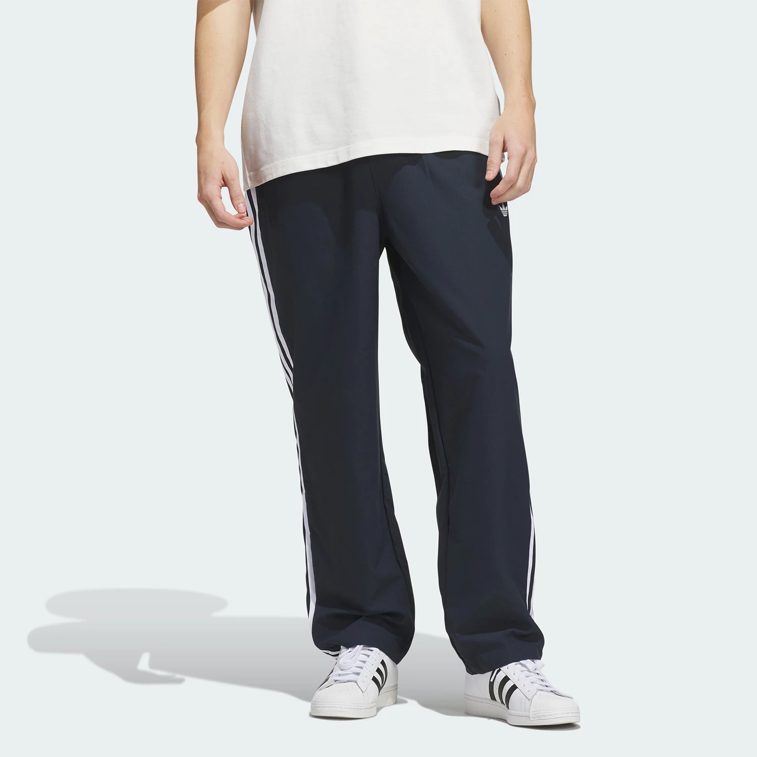 Adidas genuine clover men's soft mid waist knitted sports pants KS4245