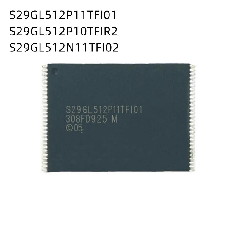 

5Pcs/Lot S29GL512P11TFI01 S29GL512P10TFIR2 S29GL512N11TFI02 TSOP56 New Original chip