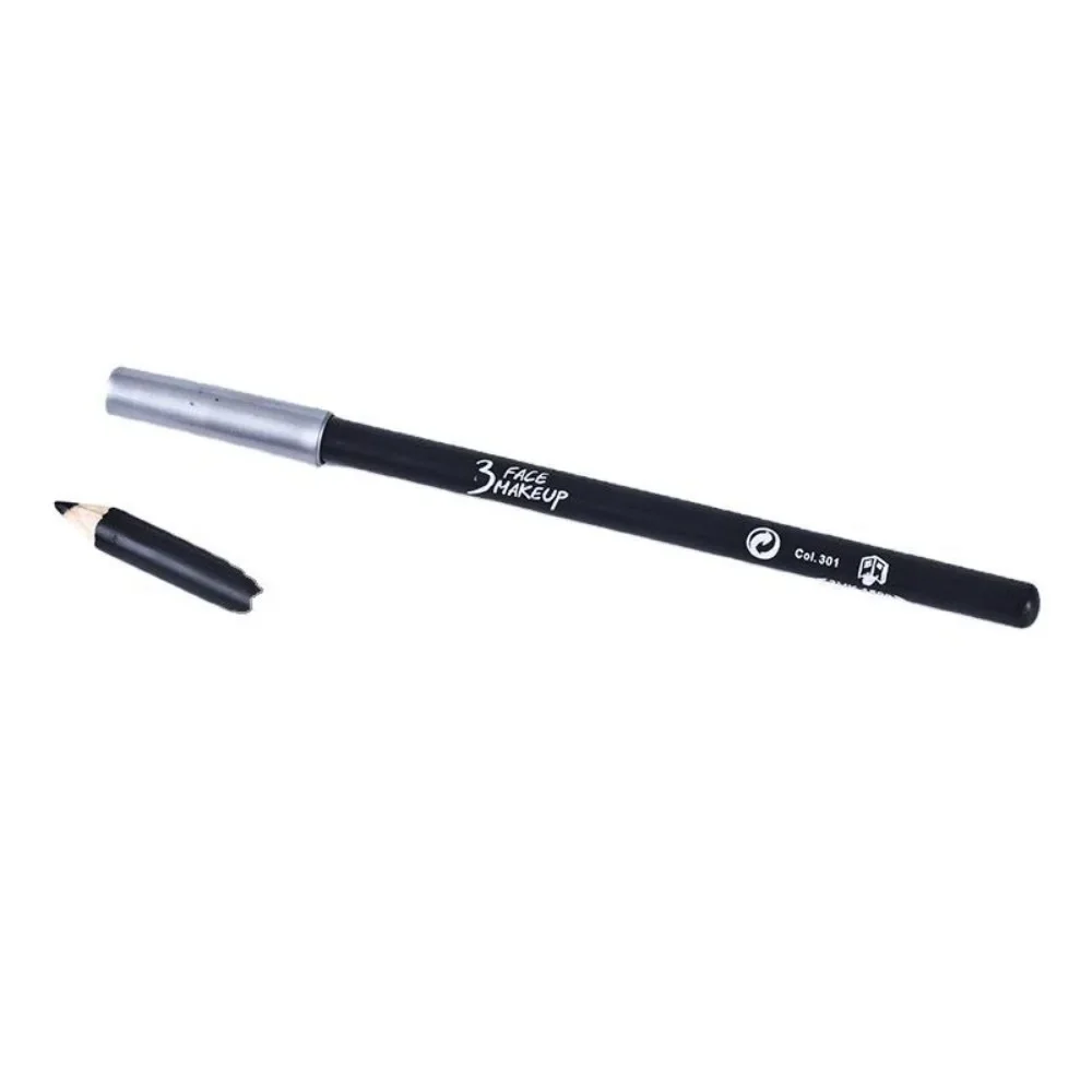 High Pigmented Eyeliner Pencil Hard Refill Black Brown Eyeliner Eyebrow Pencil Long-Lasting Cosmetic