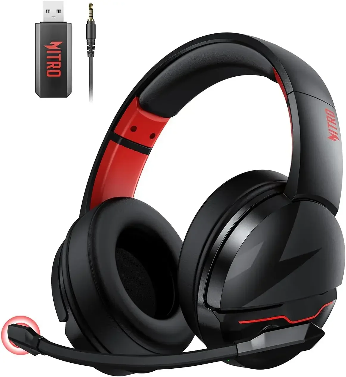 Acer K2 Wireless Headsets Gamer 100H Battery Dynamic 50mm Drivers Clear Voice Mic Bluetooth Gaming Headphone for PC PS4 Earphone