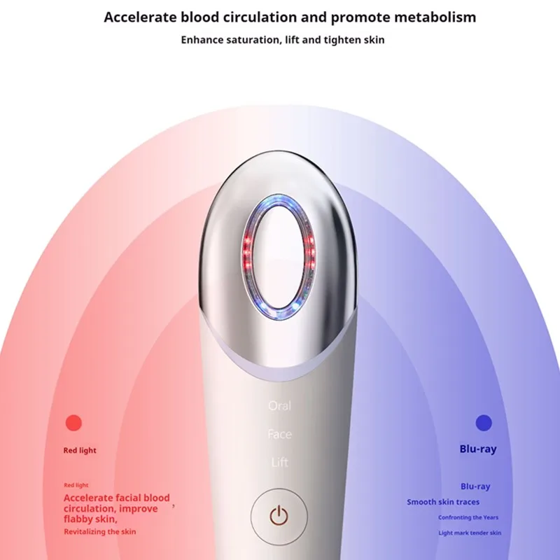 Instrumento Handheld portátil da beleza, cuidado facial, levantamento, descasca o rejuvenescimento