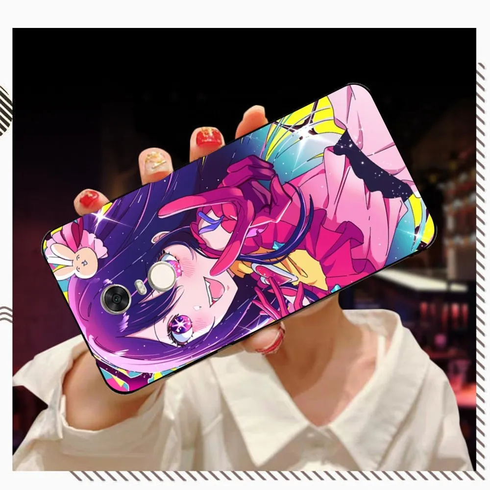 Anime Oshi no Ko Hoshino Ai Phone Case For Redmi 5 6 7 8 9 10 plus pro 6 7 8 9 A GO K20 K30 K40 pro plus F3 Fundas