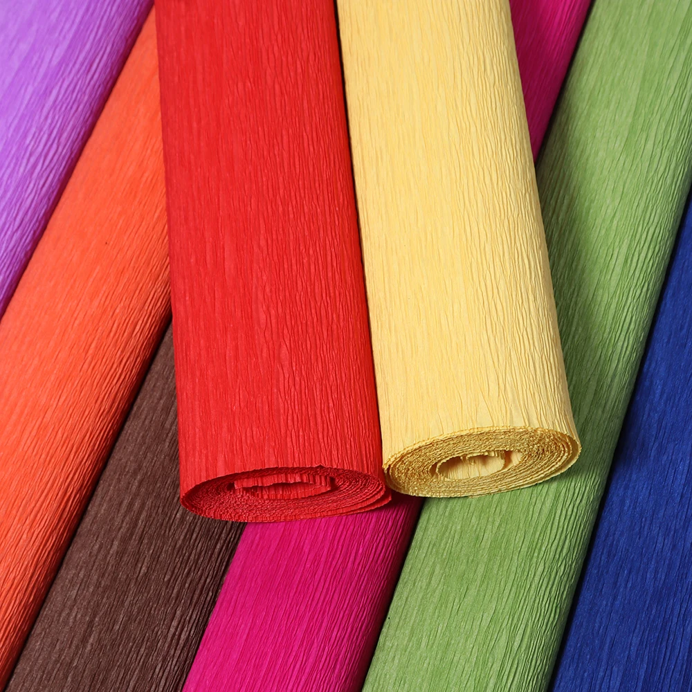 1 rouleau de papier crépon col - Flower Wrap Kraft avis et prix