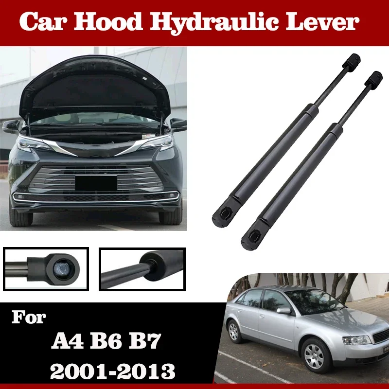 

Car Front Engine Bonnet Hood Shock Lift Rod For Audi A4 B6 B7 Accessories 2001-2013 Struts Support Gas Hydraulic Spring Lever