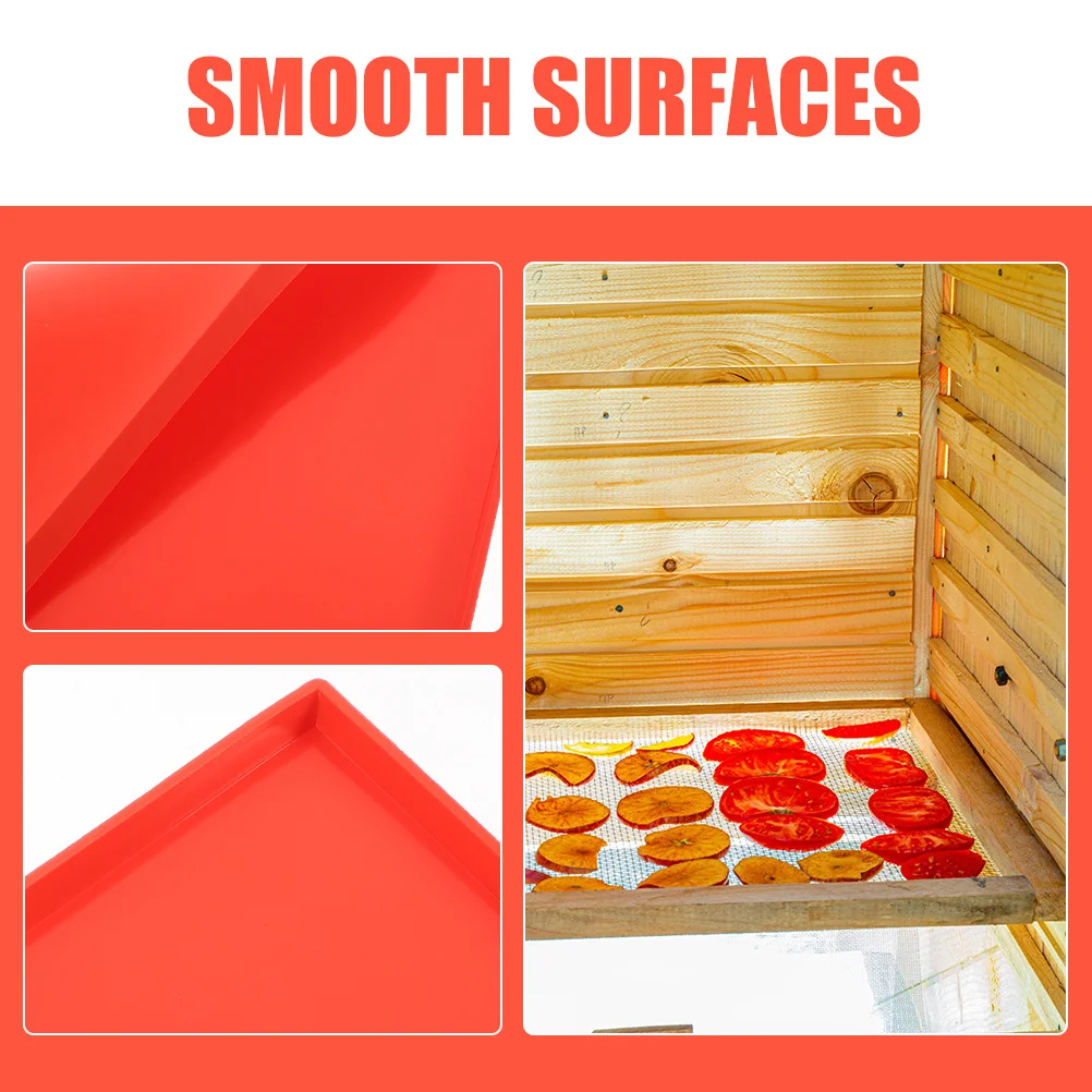 

Silicone Sturdy Non Stick Baking Tray Fruit Dryer Silicone Pad Food Dehydrator Liner Food Dryer Liner