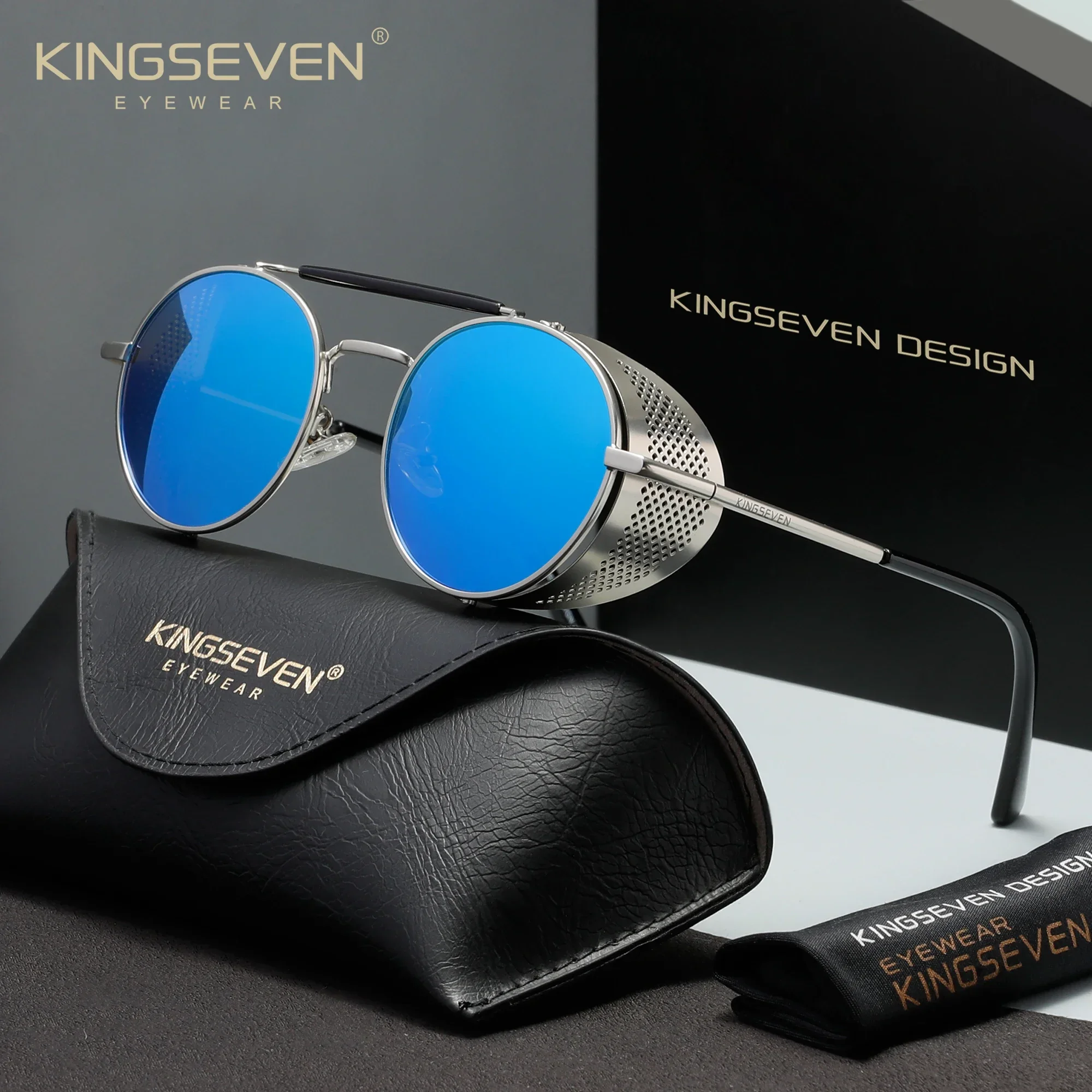 Oculos-de-sol-polarizados-retro-kingseven-protecao-uv400-modelo-unissexo-oculos-de-moda-armacao-redonda-vintage