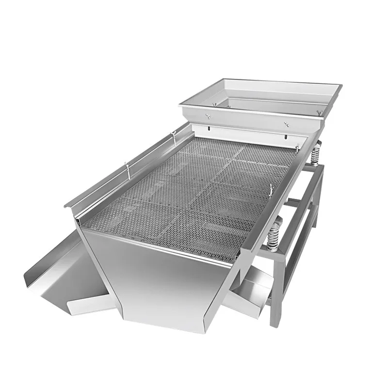 Sieve Ore Granular Powder Screening Machine Small Stainless Steel Linear Screening Machine Multifunctional Linear Screen