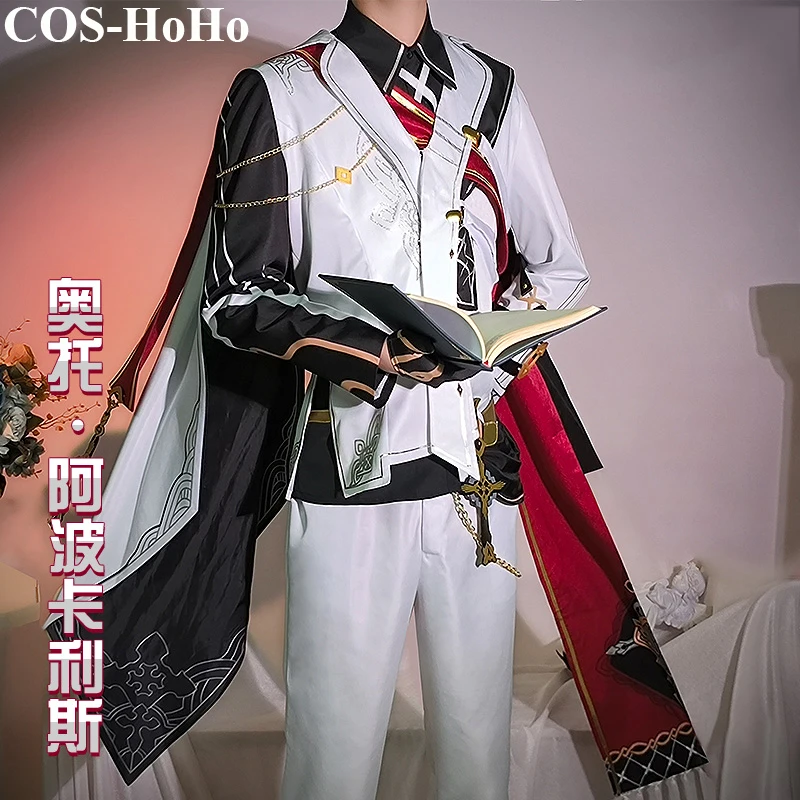 

COS-HoHo Anime Honkai Impact 3rd Otto Apocalypse Game Suit Gorgeous Handsome Uniform Cosplay Costume Halloween Party Outfit Men