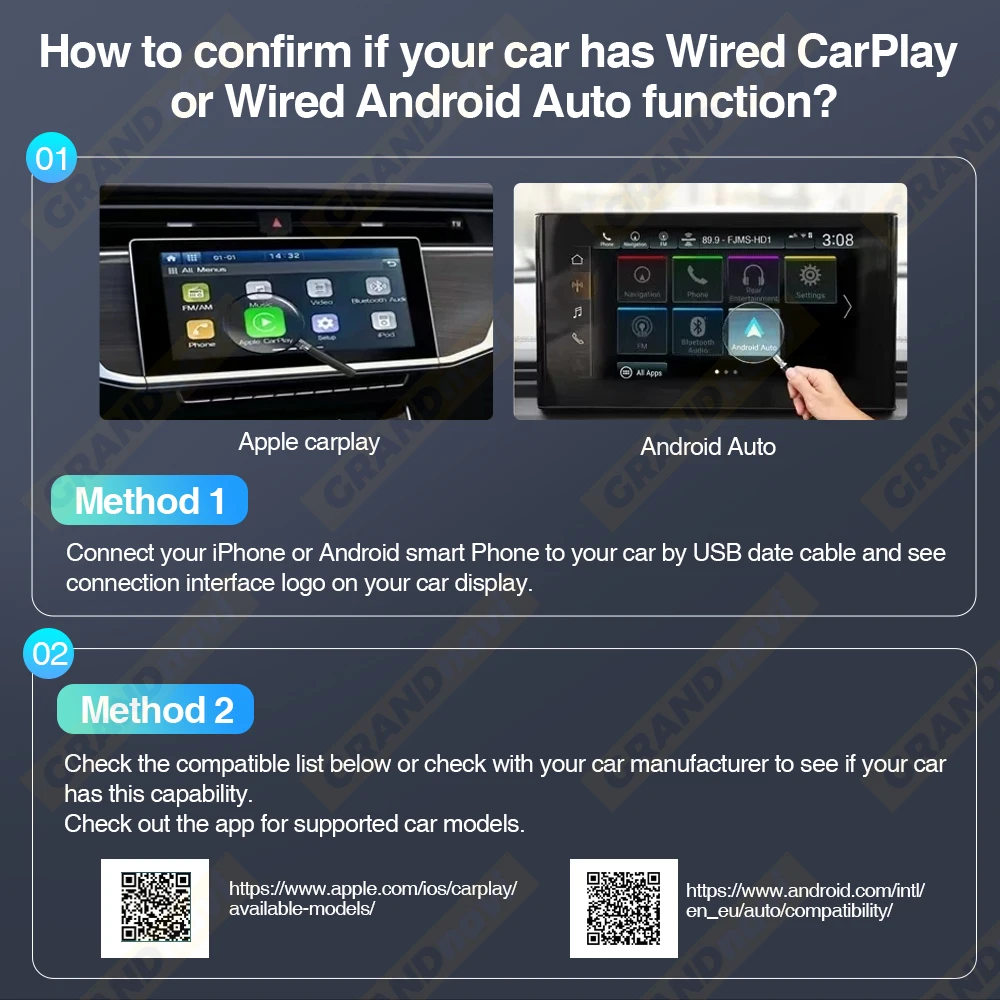 4-in-1 Dongle Kabelloser Carplay-Adapter USB Plug & Play WiFi Bluetooth für iPhone Carplay Airplay Android Auto Mirrorlink Verbindung – Detail 2
