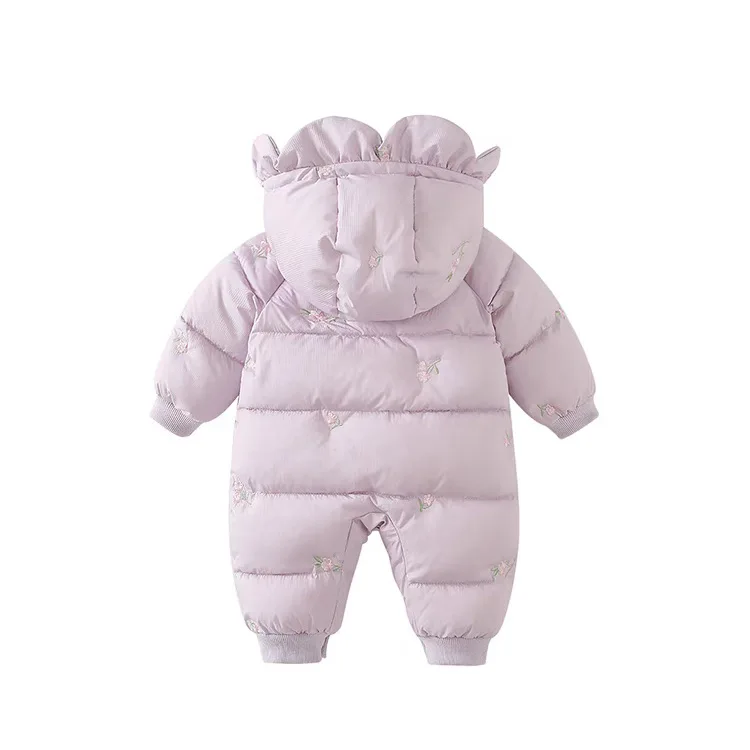 2025 Winter One-piece Clothes Super Cute Princess Foreign Style Warm Cotton Clothes Going Out