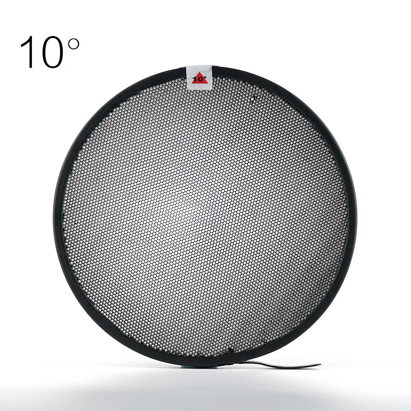Standard Reflector Diffuser with 10/20/30/40/50/60 Degree Honeycomb Grid for Bowens Mount Studio Light Strobe Flash