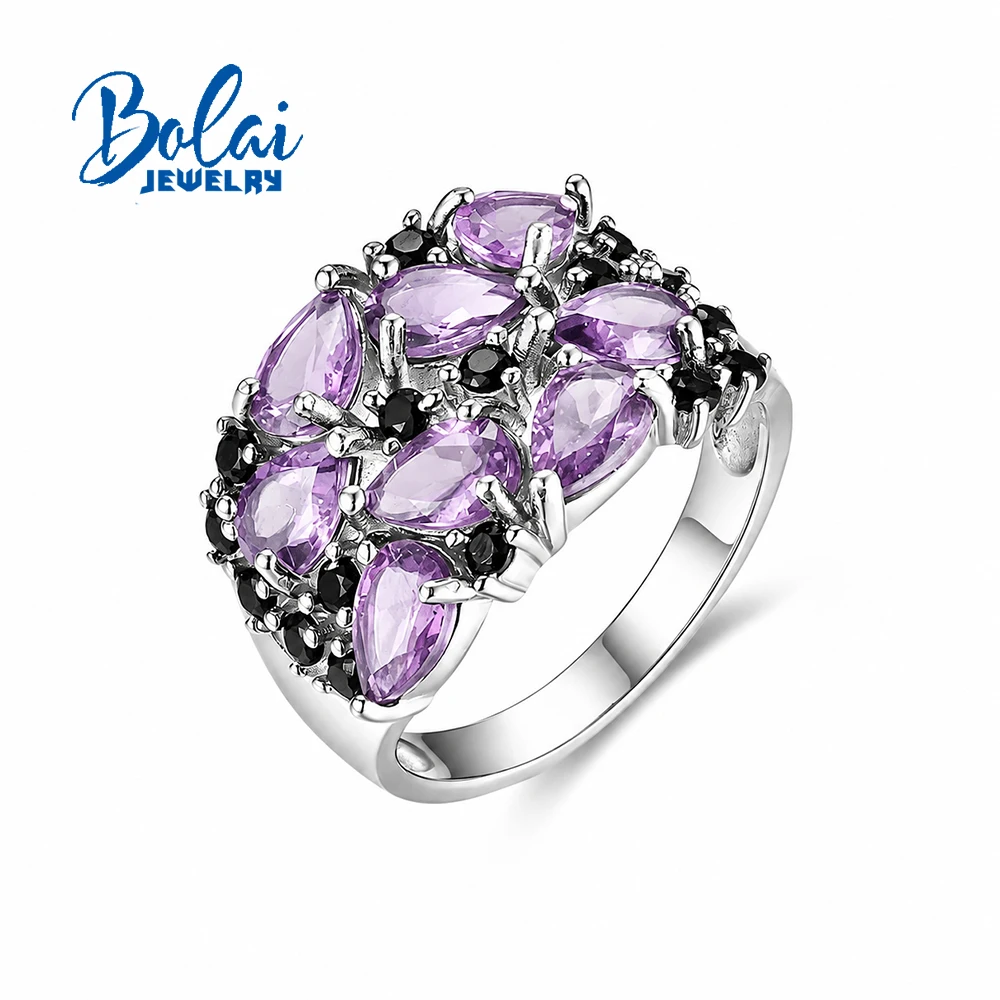 Birthstone Ring Set - مجوهرات فاخرة من الفضة الإسترلينية عيار