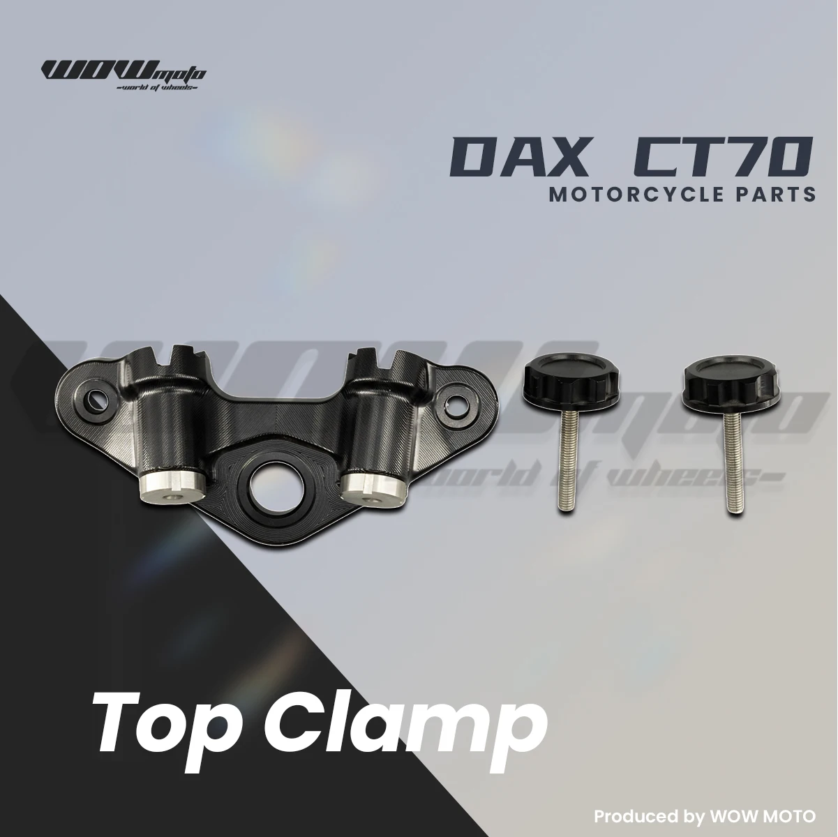 

Mini Moto Top Clamp Kit For DAX CT70 ST70 | CNC Clamp With Adjustment Knob | Motorcycle Steering Parts