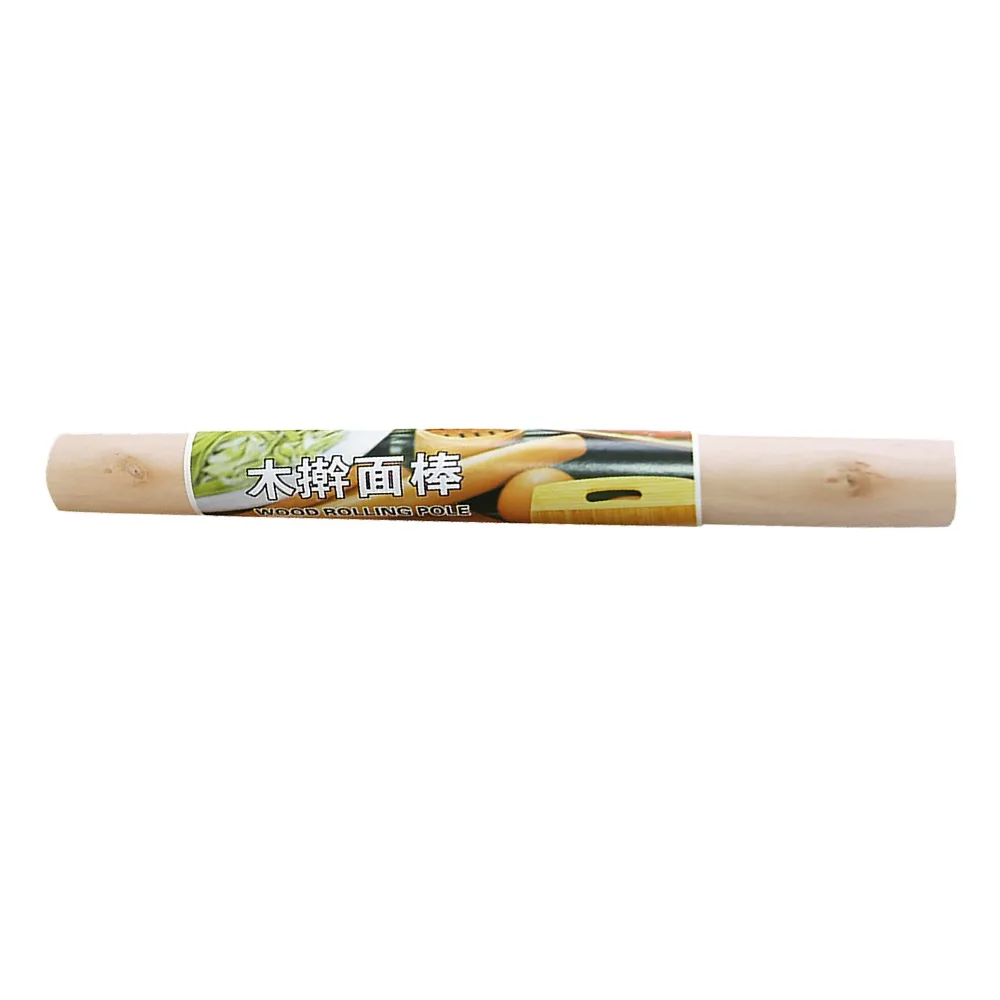 Beech Wood Wooden Rolling Pin Smoothing Texture Solid Construction Small Rolling Pin Sturdy Wood Baking Rolling Pin