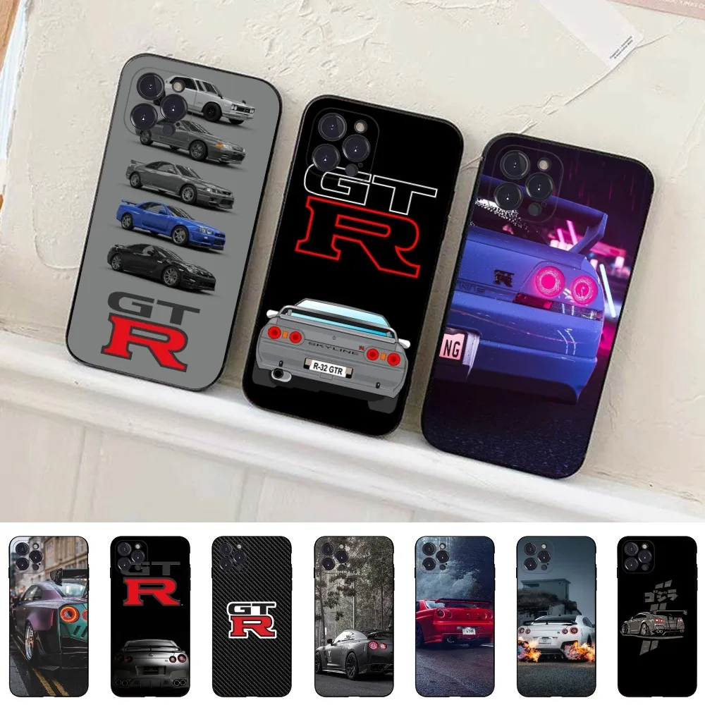 Skyline GTR R32 Phone Case Silicone Soft for iphone 15 14 13 12 11 Pro Mini XS MAX 8 7 6 Plus X XS XR Cover