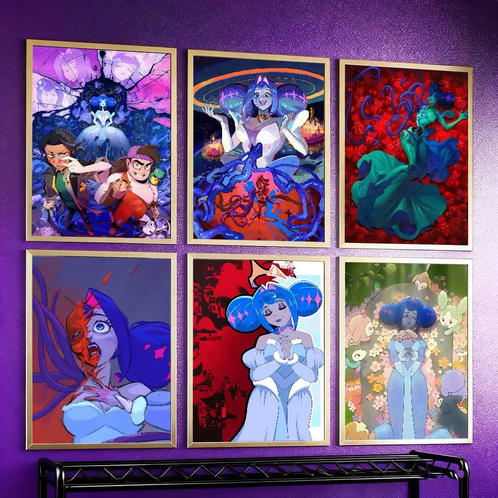 K-Knights of G-GuinevereS Poster Prints Wall Art Painting Picture Gift Living Room Bar Restaurant Dec Sticker Large