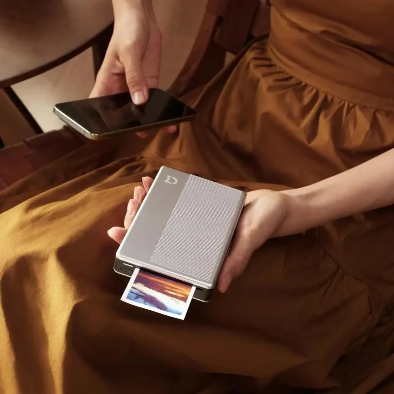 Global Version Xiaomi เครื่องพิมพ์ภาพพกพาแบบพกพา 1S ไร้สายบลูทูธพิมพ์ความร้อน AR วิดีโอ ZINK Self-กาวสี