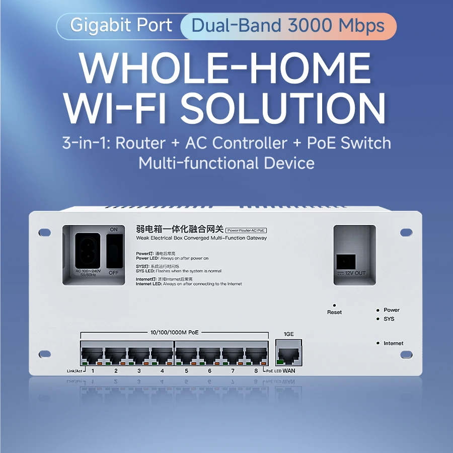 

9-Port Gigabit POE Integrated Router for Network Engineering And IT Support