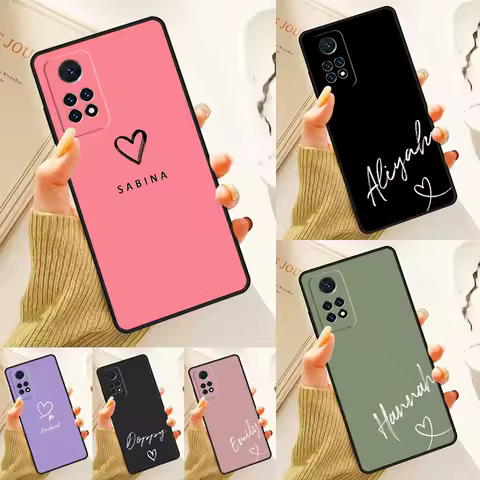 Personalised Name Case For Samsung Galaxy S24 Plus S23 S20 S21FE Lite S22 Ultra Note 20 S8 S9 S10 Phone Coque