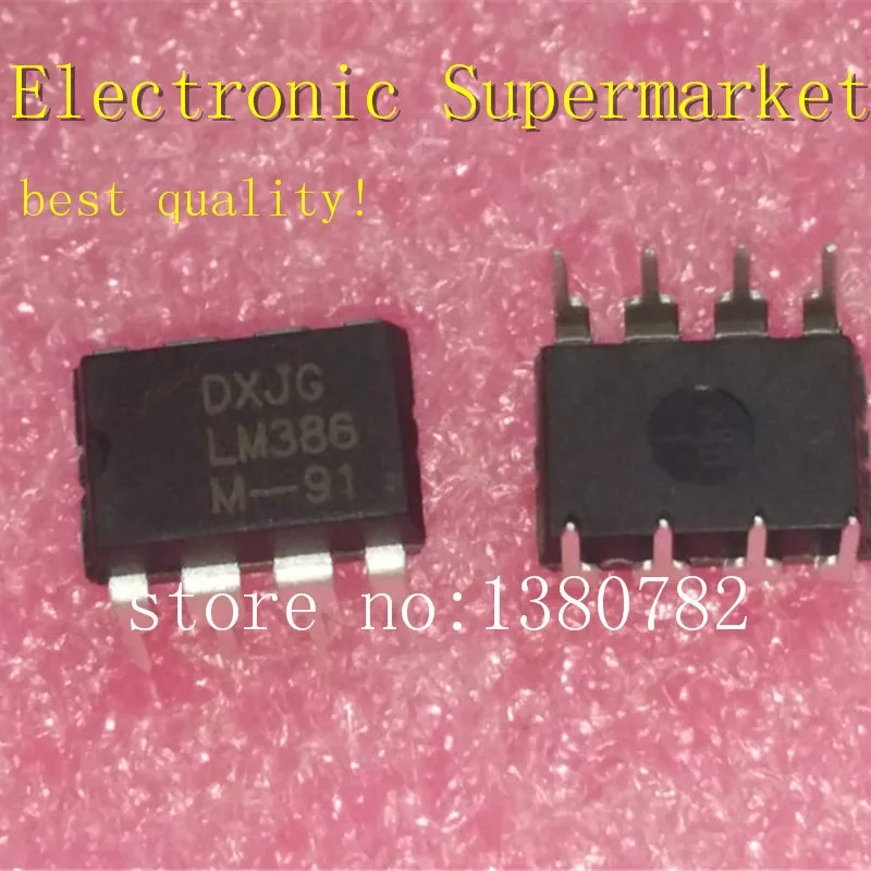 

Free Shipping 100pcs/lots LM386N-1 LM386N LM386 DIP-8 100% New original IC In stock!