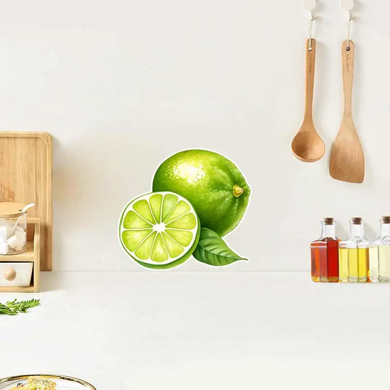 Fruit Self-Adhesive Wall Stickers Kitchen Decoration Dining Room Living Room Cabinet Refrigerator Home Decoration Decal S1009 view 3