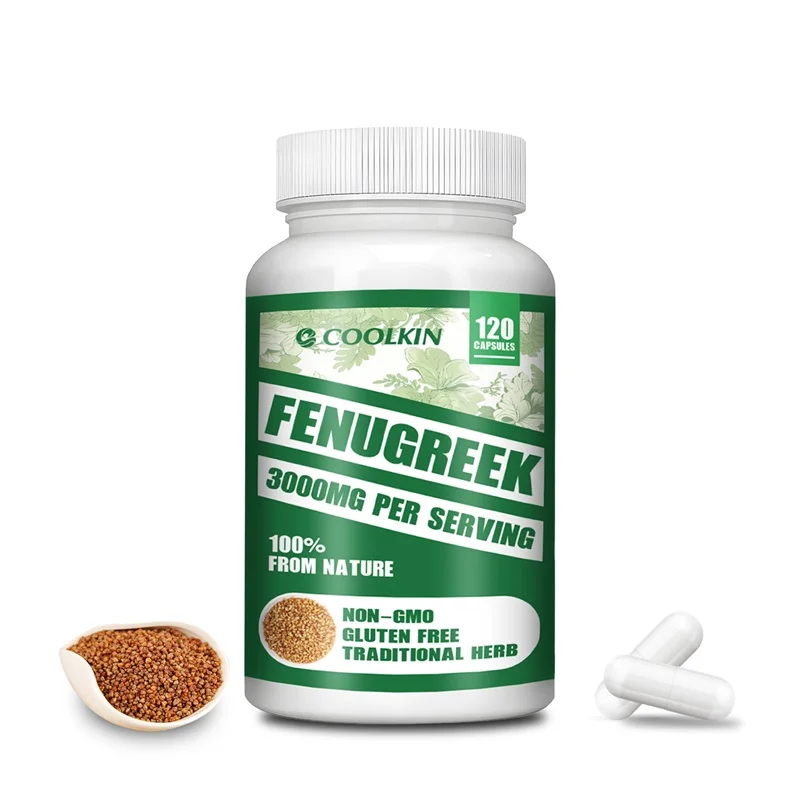 Fenugreek Capsules - for Hair Care and Breast Milk Supply, Weight Management