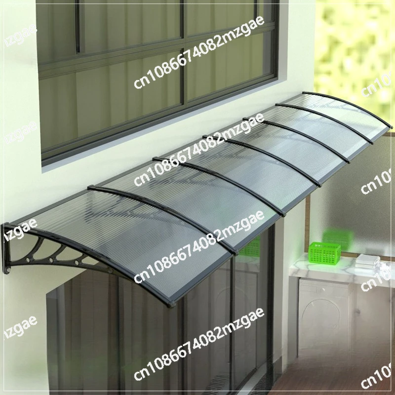 مظلة منزلية شفافة من البولي كربونات، مظلة شرفة، نافذة، باب، شرفة، مظلة خارجية