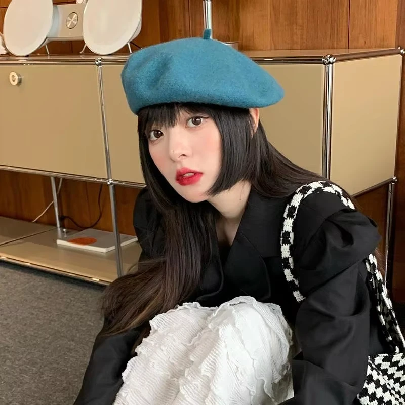 #79 New Wool Beret Hats Arrivals