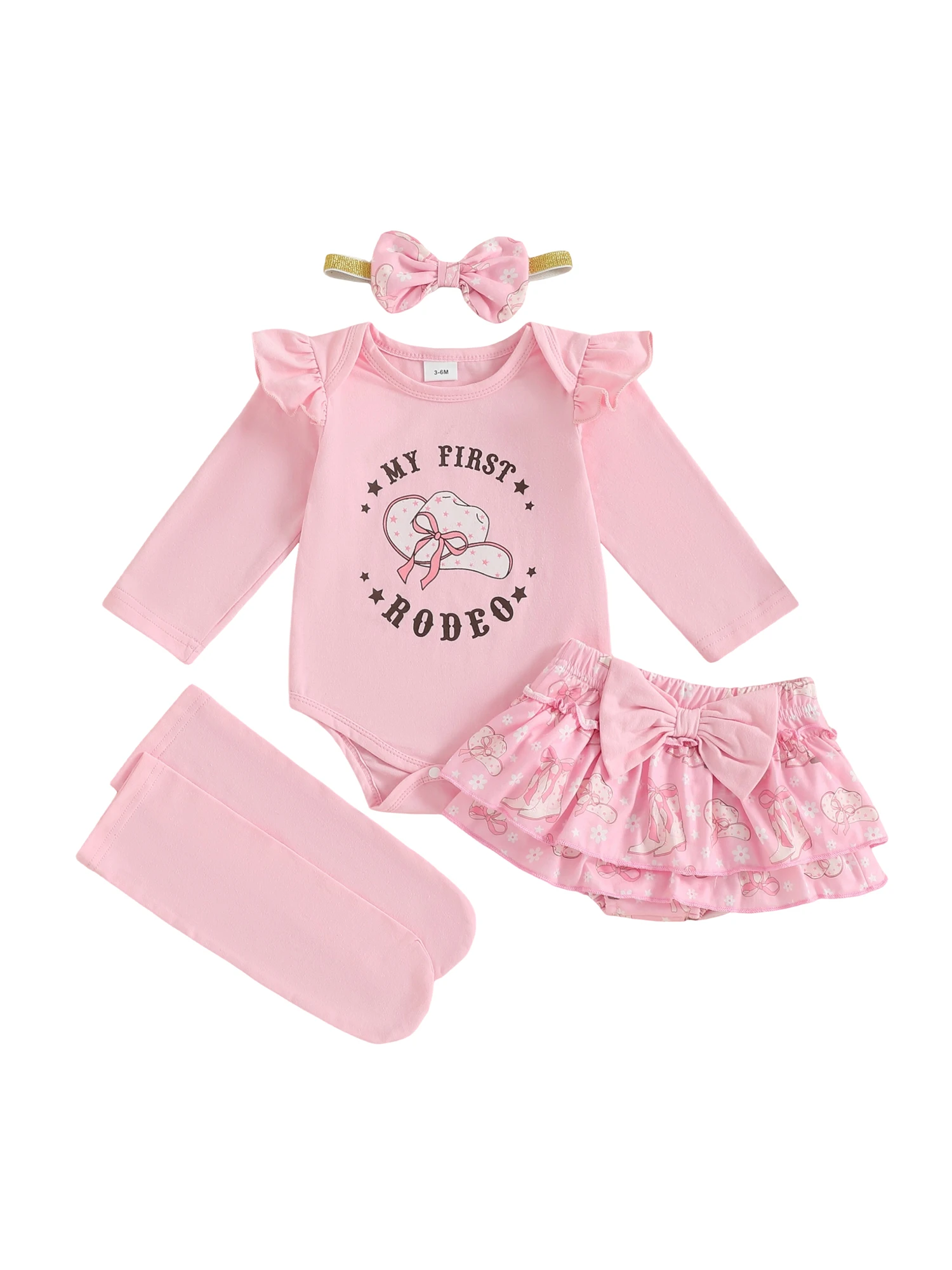 

Toddler Girl Winter Outfit Floral Print Hooded Jacket Faux Fur Lined Leggings Pom Pom Beanie and Mittens 5 Pcs Set