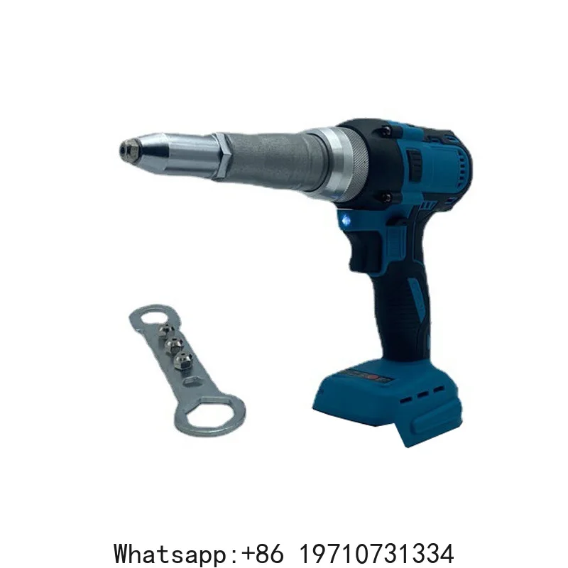For Makita 18V Battery Electric Riveter Gun Brushless Screwdriver Applicable Rivet 2.4-4.8mm Wireless Riveting Tool (No Battery)
