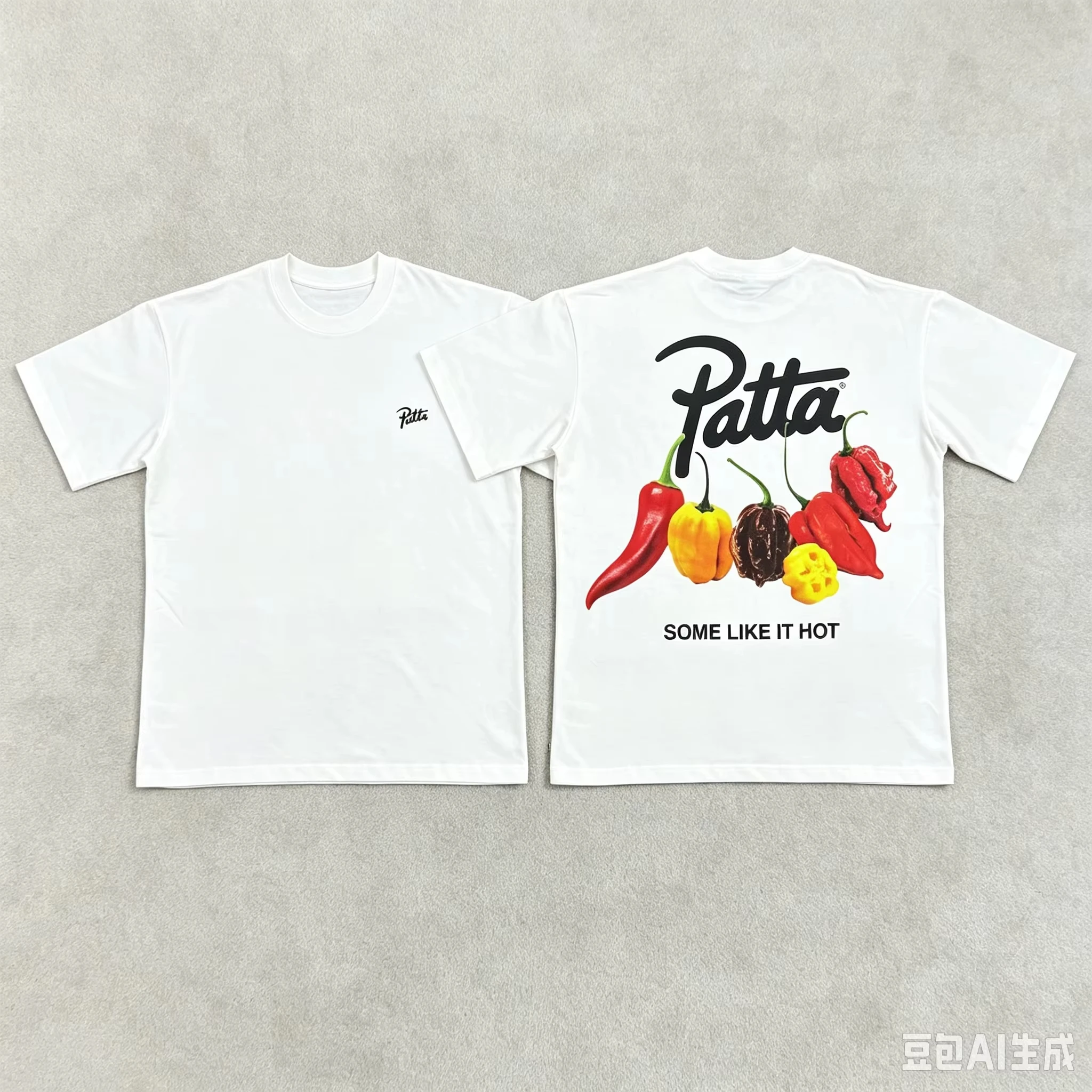 2026 Bell Pepper Print T Shirt Summer Men Women American Streetwear Loose Short Sleeve Children Boys Girls T-shirt Top Tee