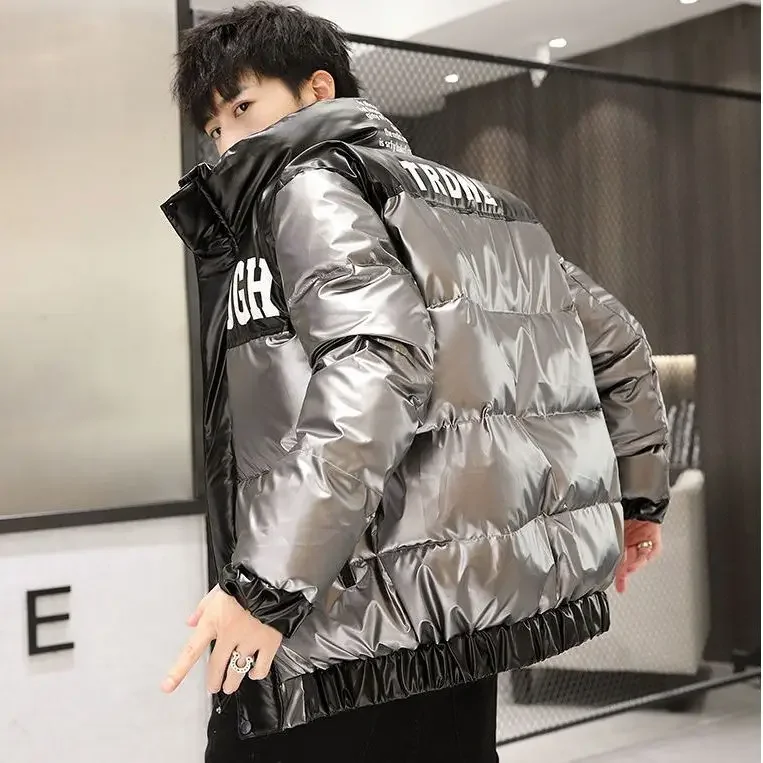 Thick Quilted Padded Jacket Man Loose Warm Joker Clothing Fashion 2024 Winter Coat for Men Work Deals Cold Vintage On Offer Y2k