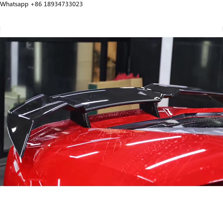 Спойлер багажника MSY Style Dry из углеродного волокна с крыльями для Lamborghini Huracan EVO Tecnica LP580 LP610 Спойлер багажника MSY Style Dry из углеродного волокна с крыльями для Lamborghini Huracan EVO Tecnica LP580 LP610