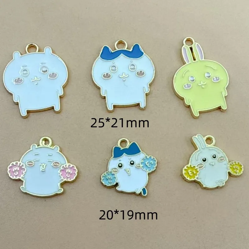 10 pcs Cartoon anime cute Charms Enamel Charms Pendants for Jewelry Making Necklaces Earrings Braceltes DIY Crafts Gifts