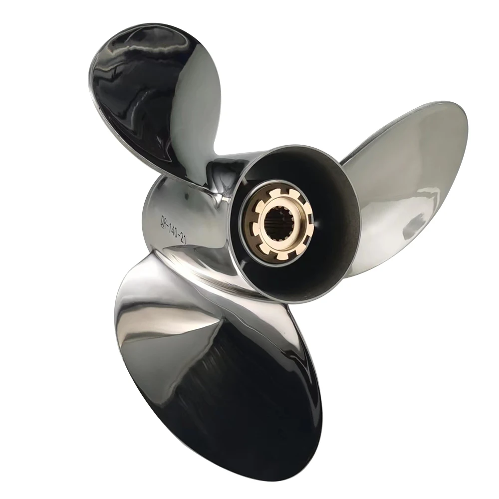 Excellent 50~130 Horsepower Mirror Polish Ship Boat Marine Stainless Propeller For Yama Outboard Engine