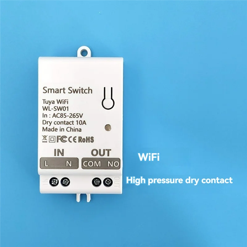 ABFT-Tuya inteligentne Wifi moduł przełącznika styków suchych 10A domowy uniwersalny przekaźnik wyłącznika DIY praca z inteligentnym życiem Alexa