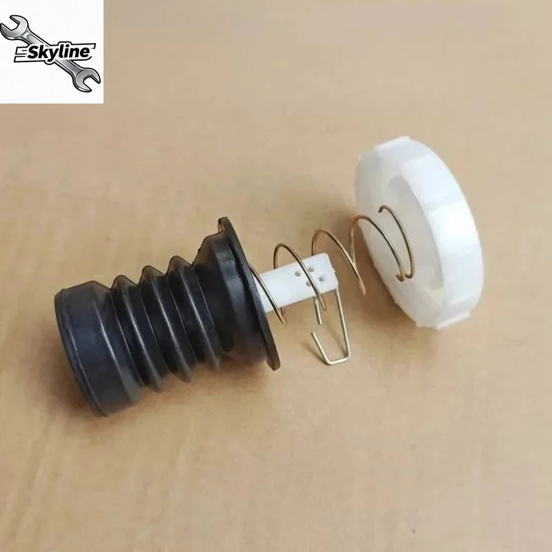 Semi-automatic double-barrel washing machine drain plug drain valve core port spring pull rod leather bowl plug new accessories
