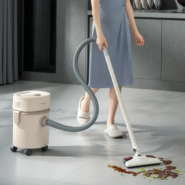 مكنسة كهربائية ذات دلو ذات سعة كبيرة AUX، مكنسة كهربائية منزلية عالية الطاقة، شفط ونفخ ثنائي الغرض