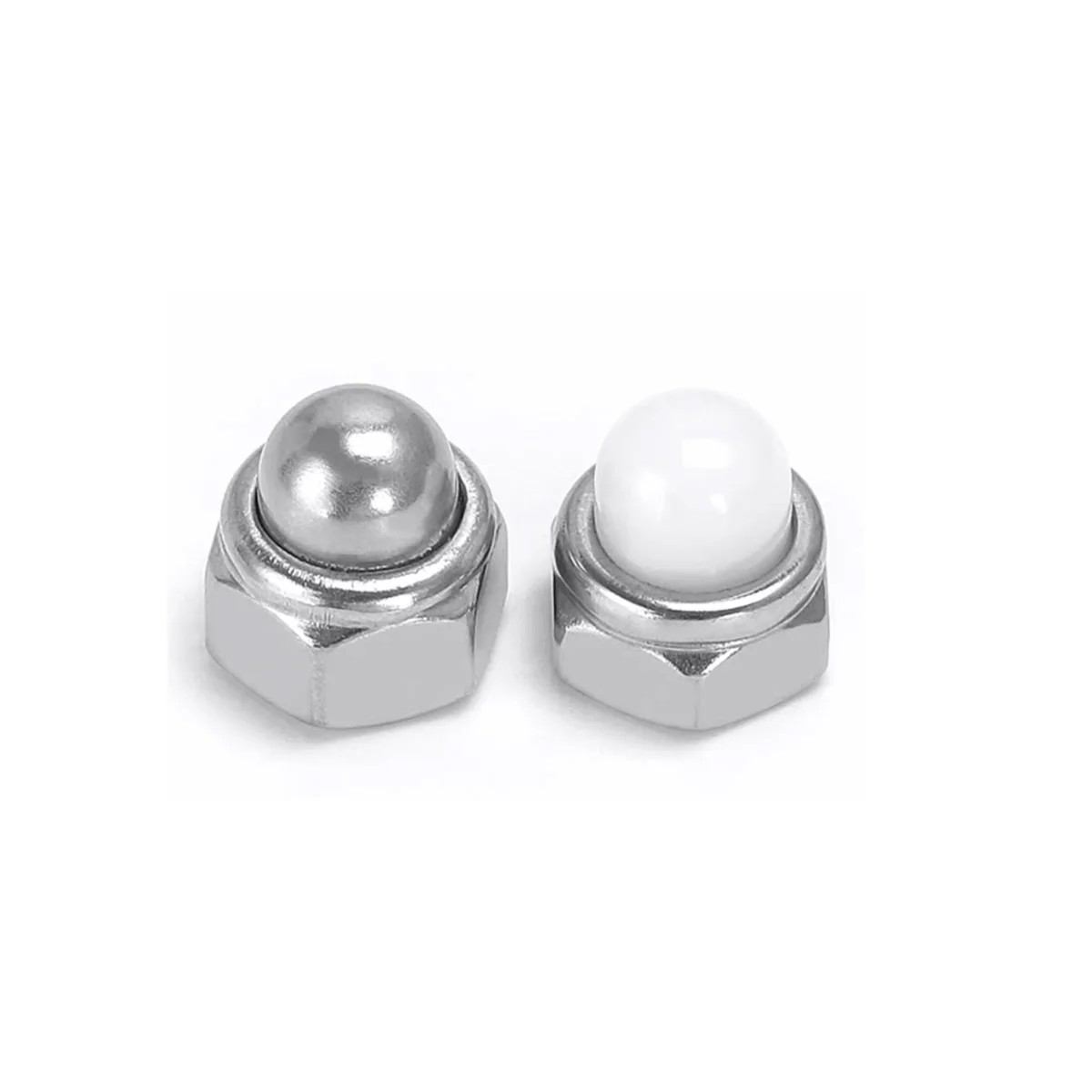 304 Stainless Steel Metal Self-Locking Ball Cap Nut / Decorative Cap M4M5M6M8M10