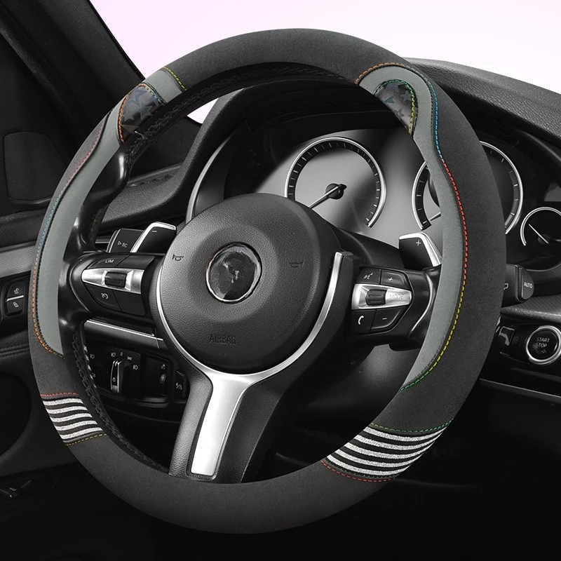 

Кожаный чехол на руль автомобиля 38 см для Toyota Corolla Fortuner Sequoia Auris Avensis YARIS Vios Celica 86 Rav4 4Runner C-HR