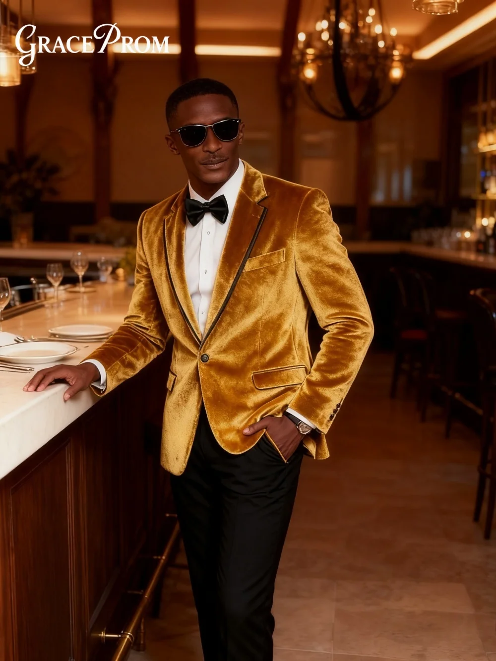 Velvety Comfortable Notched Lapel Men's Suit Set 2026 2PCS Slim Fit Wedding Business Graduation Customized Trajes Para Hombre